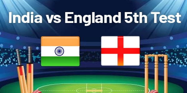 IND vs ENG 5th Test Match