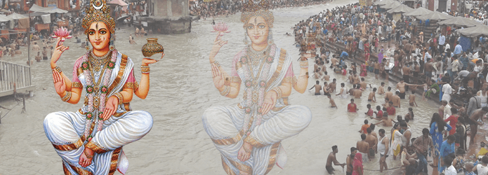 Aarti Shri Ganga Maiya Ji Lyrics in Hindi and English